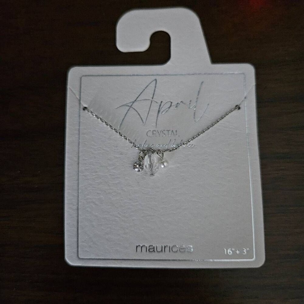 Maurices April Birthstone Necklace